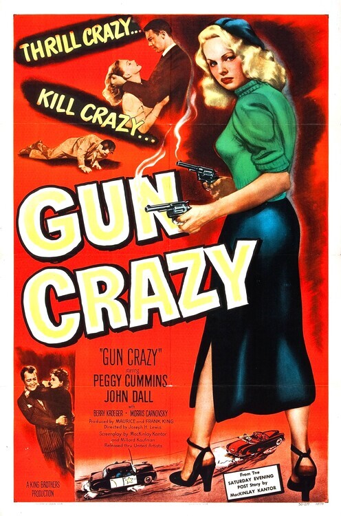 Europosters Plakát, Obraz - Gun Crazy, 26.7 × 40 cm