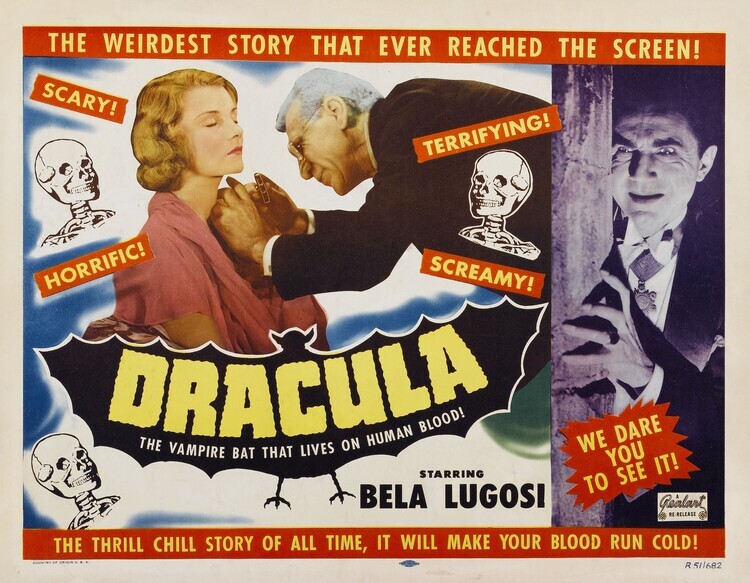 Europosters Plakát, Obraz - Dracula 1931 04, 40 × 30 cm