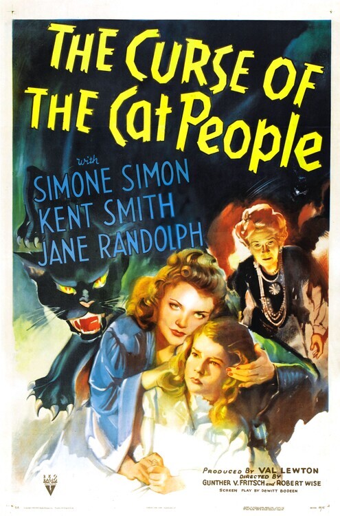 Europosters Plakát, Obraz - Curse Of Cat People, 26.7 × 40 cm
