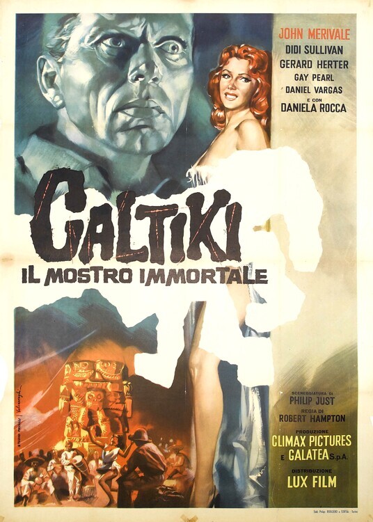 Europosters Plakát, Obraz - Caltiki Immortal Monster 02, 30 × 40 cm