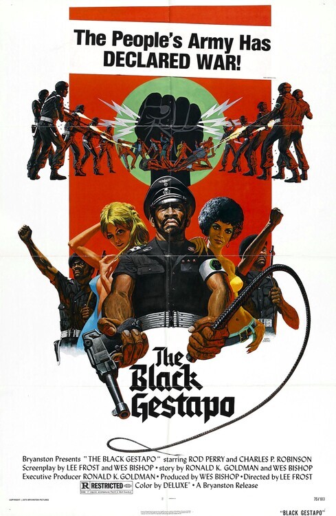 Europosters Plakát, Obraz - Black Gestapo, 26.7 × 40 cm