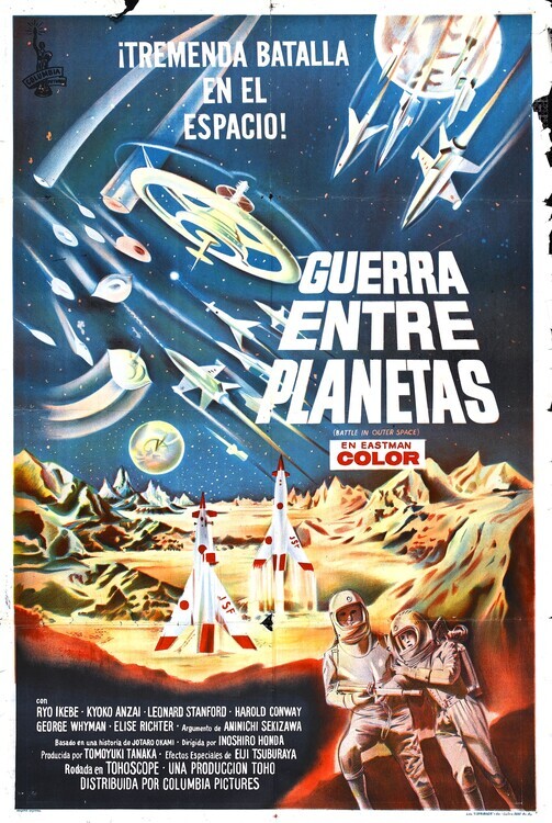 Europosters Plakát, Obraz - Battle In Outer Space 04, 26.7 × 40 cm