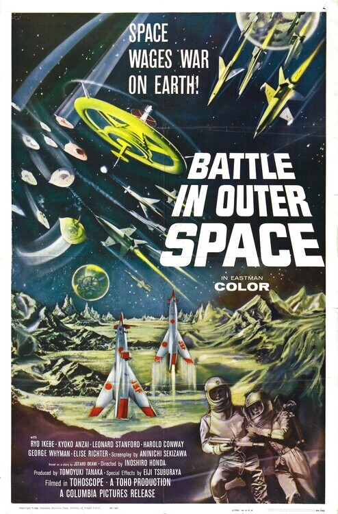 Europosters Plakát, Obraz - Battle In Outer Space, 26.7 × 40 cm