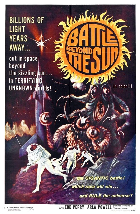 Europosters Plakát, Obraz - Battle Beyond Sun, 26.7 × 40 cm