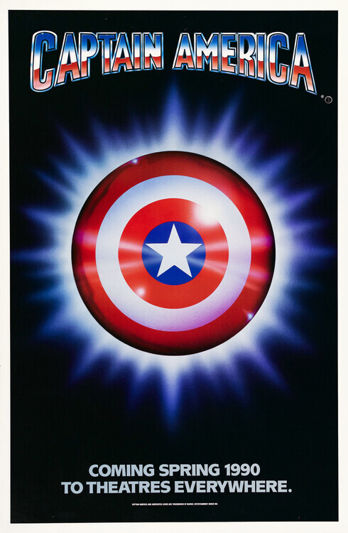 Europosters Plakát, Obraz - Captain America, 26.7 × 40 cm