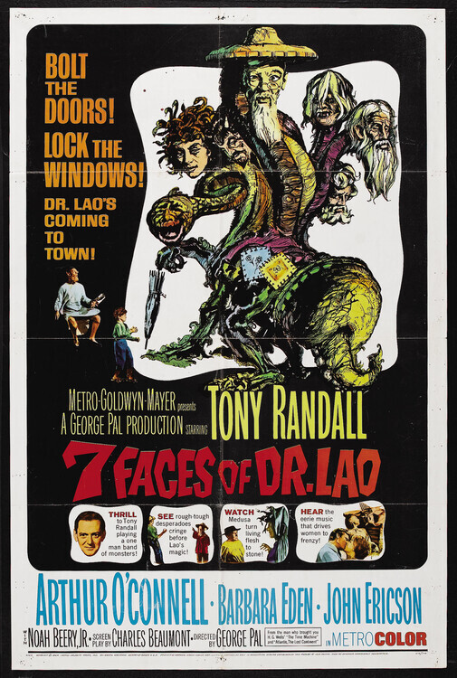 Europosters Plakát, Obraz - 7 Faces Of Dr Lao, 26.7 × 40 cm