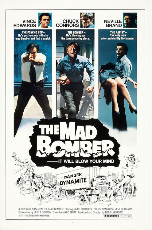 Europosters Plakát, Obraz - Mad Bomber 02, 26.7 × 40 cm