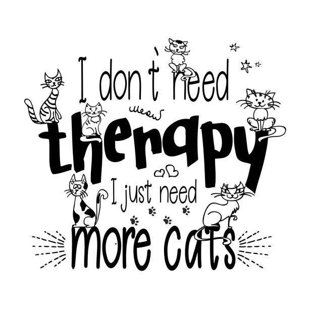bagira22 Plakát, Obraz - Funny banner with cat and lettering,, bagira22, 40 × 40 cm