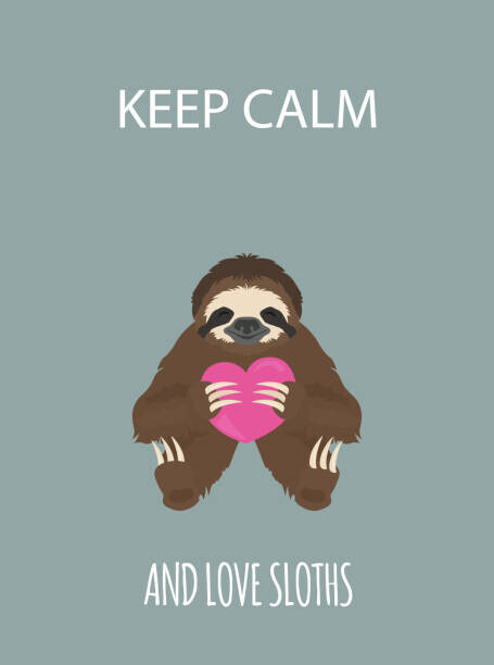 Dmytro Bosnak Plakát, Obraz - The story of one sloth. Love,, Dmytro Bosnak, 30 × 40 cm