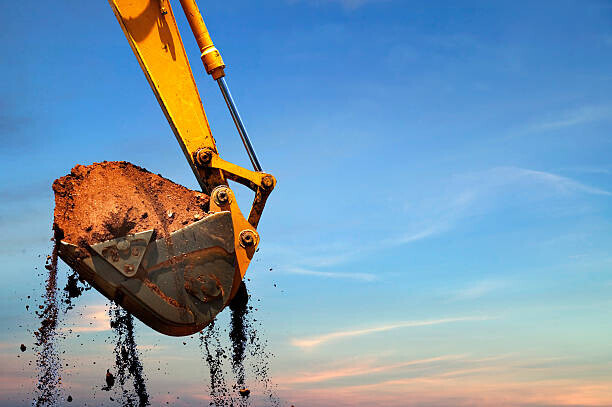 stevecoleimages Plakát, Obraz - Backhoe, stevecoleimages, 40 × 26.7 cm