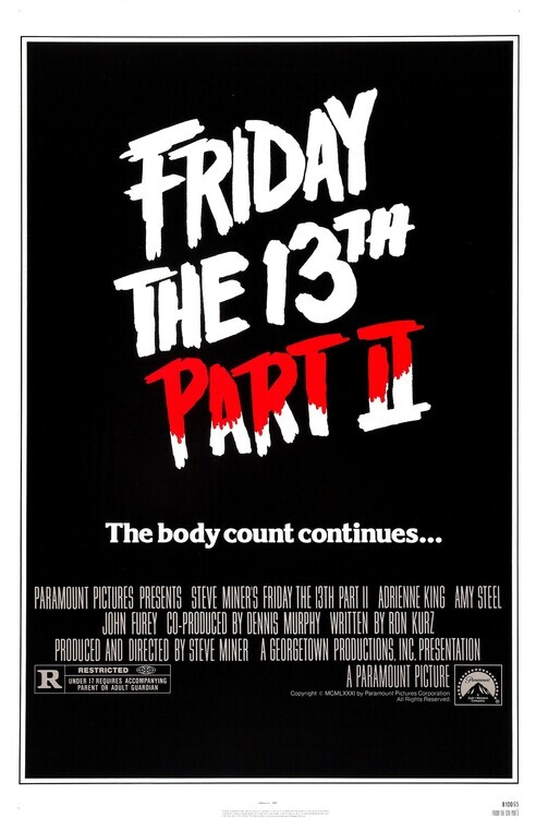 Europosters Plakát, Obraz - Friday 13th 2, 26.7 × 40 cm
