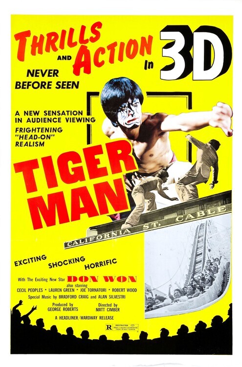 Europosters Plakát, Obraz - Tiger Man 1978, 26.7 × 40 cm