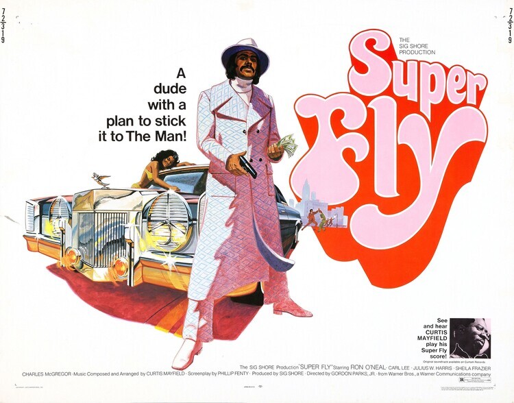 Europosters Plakát, Obraz - Super Fly 02, 40 × 30 cm