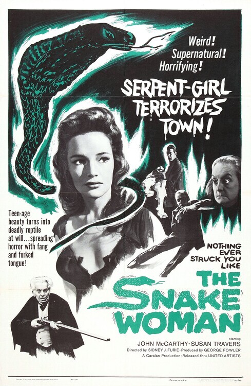 Europosters Plakát, Obraz - Snake Woman, 26.7 × 40 cm