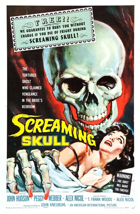 Europosters Plakát, Obraz - Screaming Skull, 26.7 × 40 cm