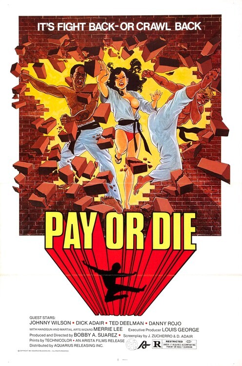 Europosters Plakát, Obraz - Pay Or Die, 26.7 × 40 cm