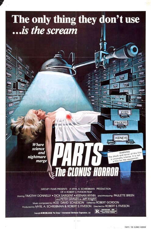 Europosters Plakát, Obraz - Parts Clonus Horror, 26.7 × 40 cm