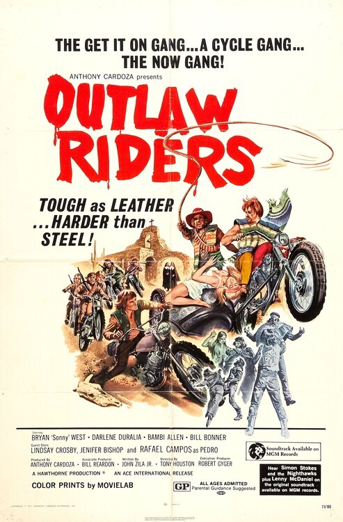 Europosters Plakát, Obraz - Outlaw Riders, 26.7 × 40 cm