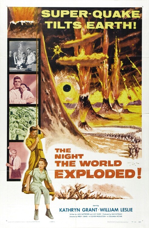 Europosters Plakát, Obraz - Night World Exploded, 26.7 × 40 cm