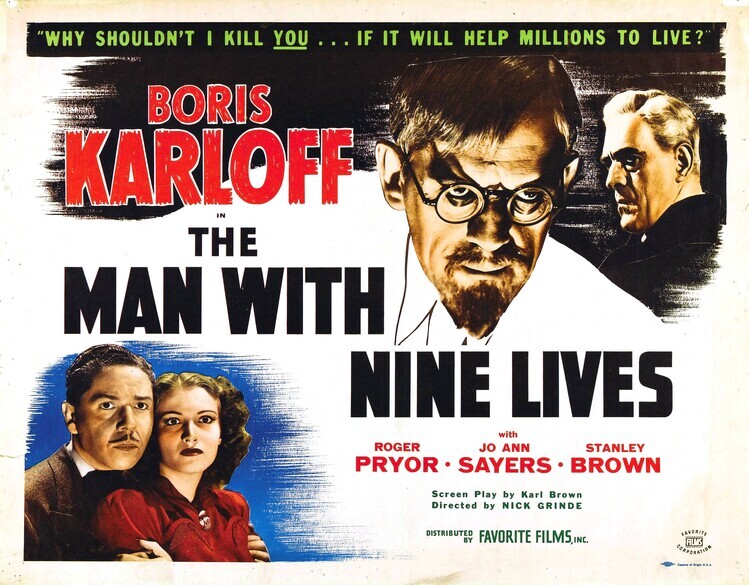 Europosters Plakát, Obraz - Man With Nine Lives 02, 40 × 30 cm