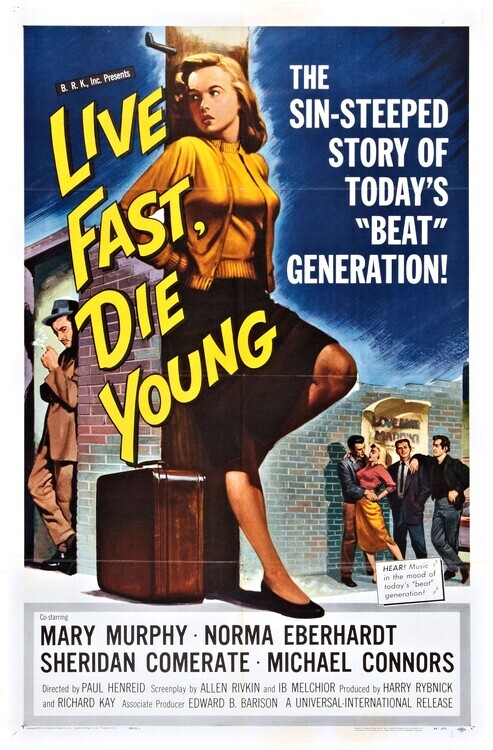 Europosters Plakát, Obraz - Live Fast Die Young, 26.7 × 40 cm