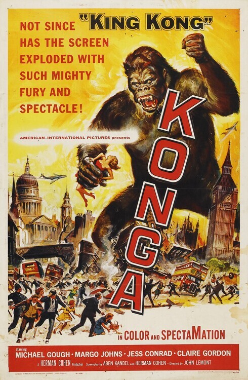 Europosters Plakát, Obraz - Konga, 26.7 × 40 cm