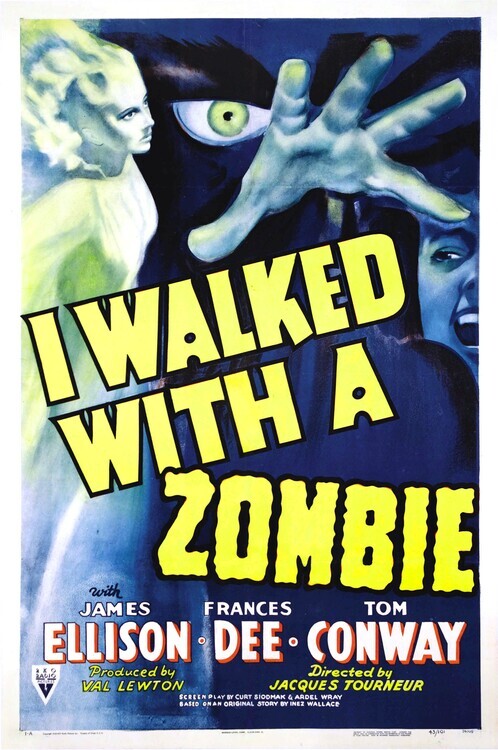 Europosters Plakát, Obraz - I Walked With Zombie, 26.7 × 40 cm