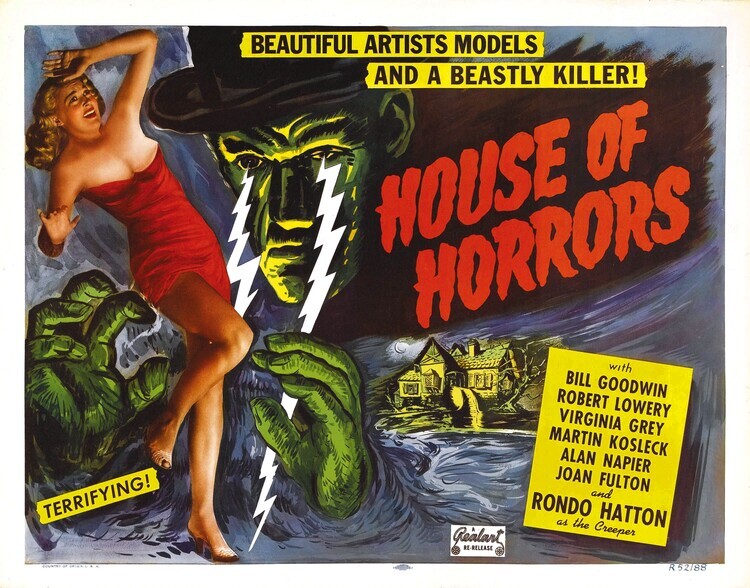 Europosters Plakát, Obraz - House Of Horrors 05, 40 × 30 cm