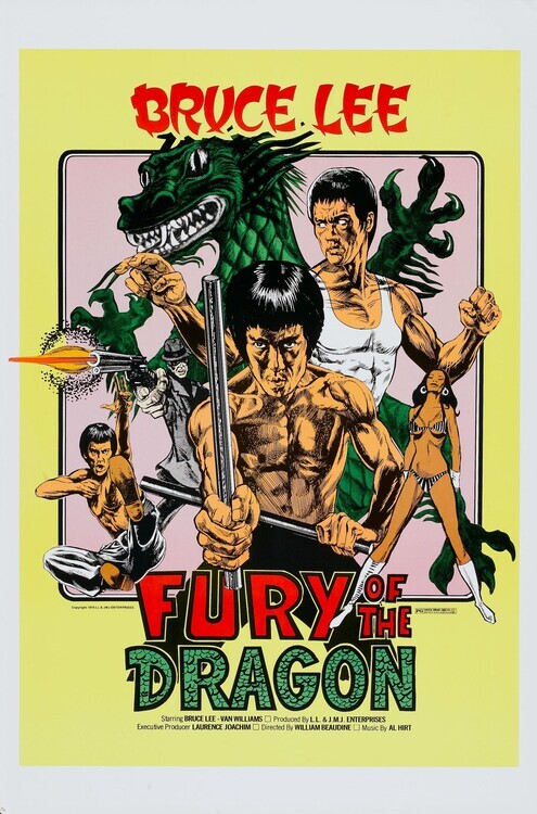 Europosters Plakát, Obraz - Return Of Dragon 02, 26.7 × 40 cm