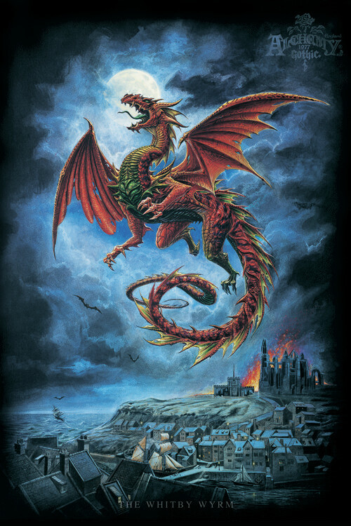 Alchemy Plakát, Obraz - The Whitby Wyrm, Alchemy, 26.7 × 40 cm