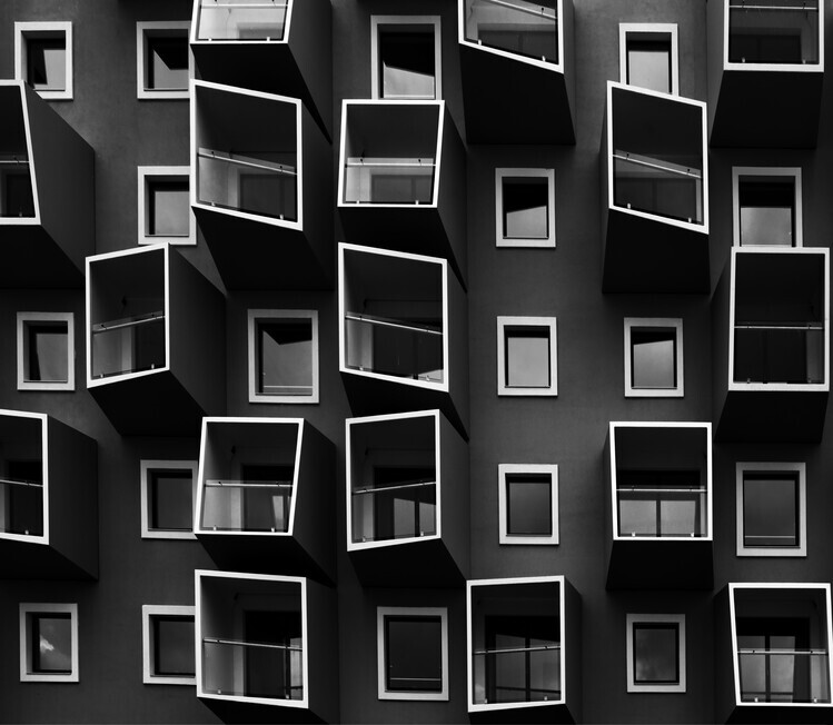 Kent Mathiesen Plakát, Obraz - Living in Boxes, Kent Mathiesen, 40 × 34.8 cm