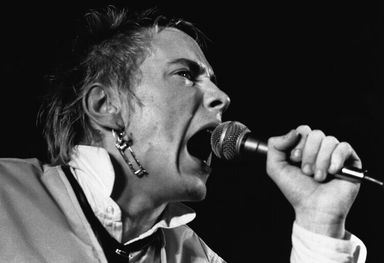 Hulton Deutsch Plakát, Obraz - Johnny Rotten of The Sex Pistols, 40 × 26.7 cm