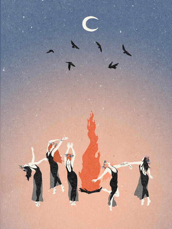 NKTN Plakát, Obraz - Coven, NKTN, 30 × 40 cm