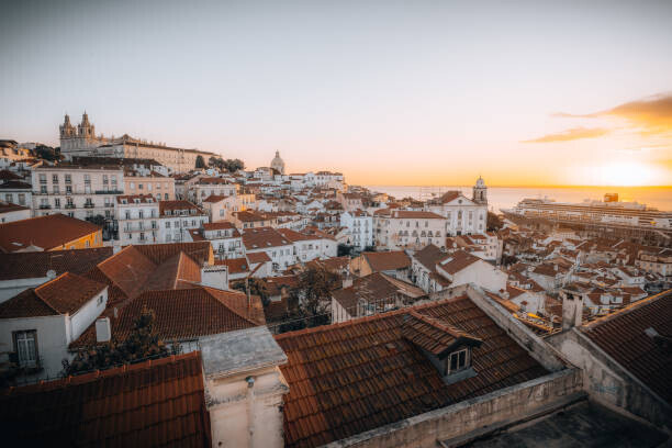 Hugh Curtis / 500px Plakát, Obraz - High angle view of buildings in, Hugh Curtis / 500px, 40 × 26.7 cm