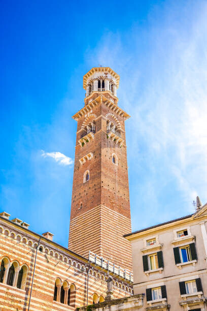 Westend61 Plakát, Obraz - Torre dei Lamberti on Piazza dei, Westend61, 26.7 × 40 cm