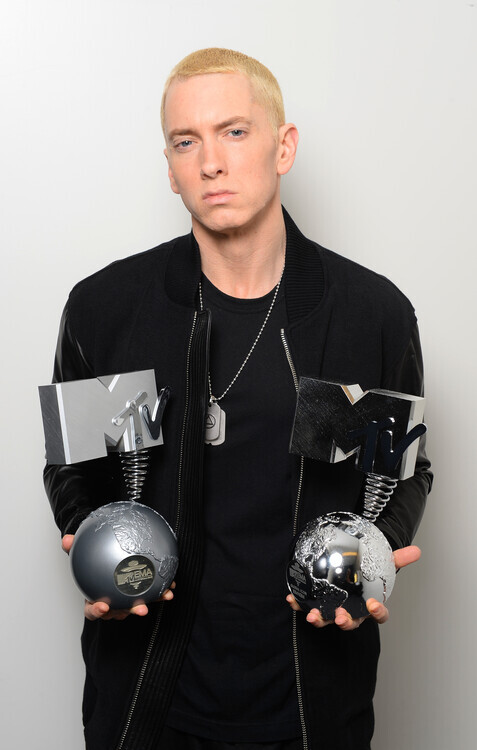 Dave J Hogan Plakát, Obraz - Eminem at MTV EMA's 2013, 26.7 × 40 cm