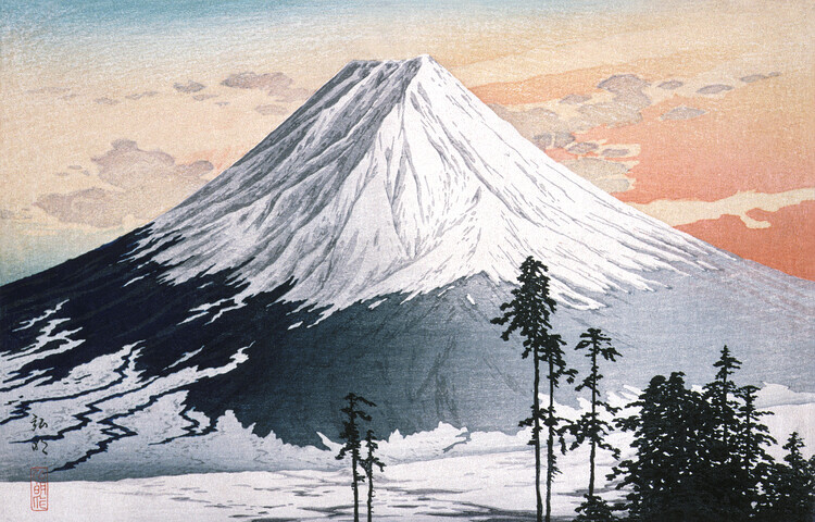 Hiroaki Takahashi Plakát, Obraz - Katsuyama Neighborhood (1929), Hiroaki Takahashi, 40 × 26.7 cm