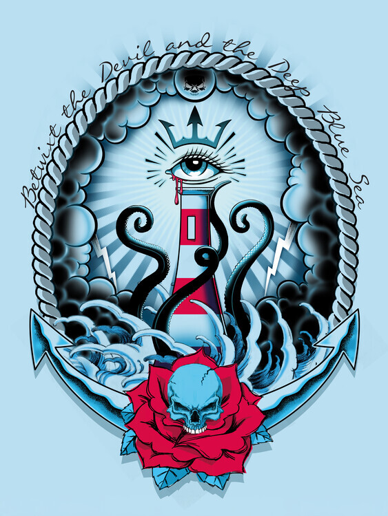 Europosters Plakát, Obraz - Betwixt the Devil, 30 × 40 cm