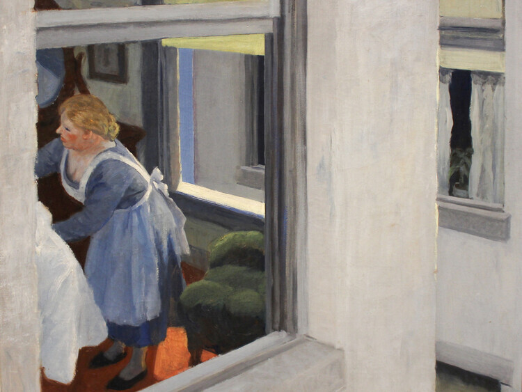 Edward Hopper Plakát, Obraz - Apartment Houses, Edward Hopper, 40 × 30 cm