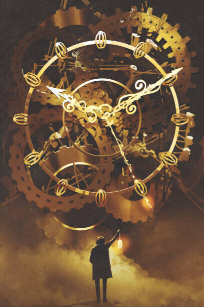 Grandfailure Plakát, Obraz - man with a lantern standing in, Grandfailure, 26.7 × 40 cm