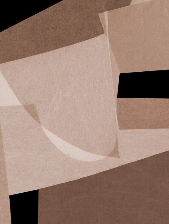 Dan Hobday Plakát, Obraz - Collage Abstract, Dan Hobday, 30 × 40 cm