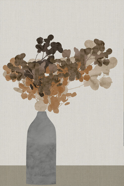 Cartissi Plakát, Obraz - Rust Brown Dried Flowers, Cartissi, 26.7 × 40 cm