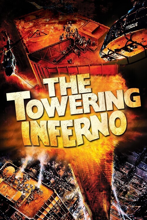 Europosters Plakát, Obraz - The Towering Inferno (1974), 26.7 × 40 cm
