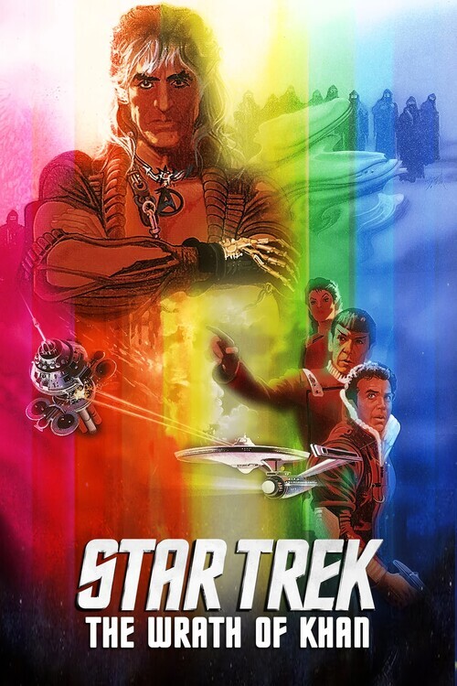 Europosters Plakát, Obraz - Star Trek II The Wrath of Khan (1982), 26.7 × 40 cm