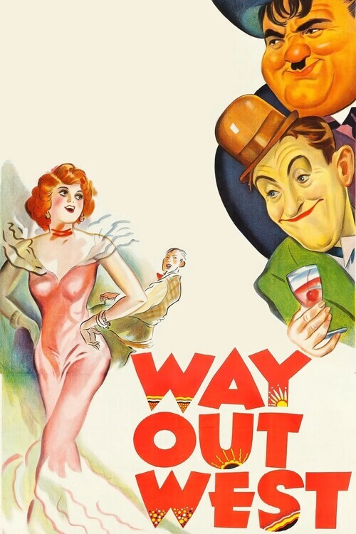 Europosters Plakát, Obraz - Way Out West (1937), 26.7 × 40 cm