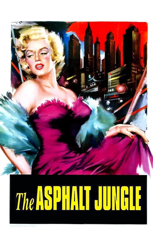 Europosters Plakát, Obraz - The Asphalt Jungle (1950), 26.7 × 40 cm