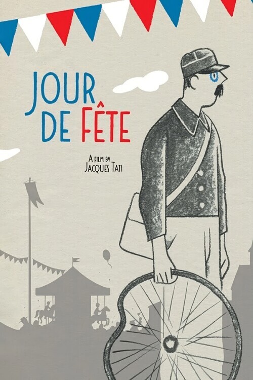 Europosters Plakát, Obraz - Jour de Fête (1949), 26.7 × 40 cm