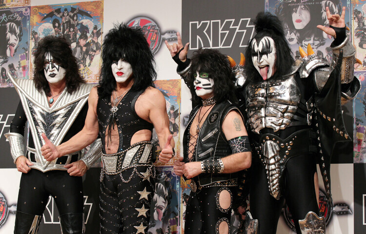 The Asahi Shimbun Plakát, Obraz - KISS Japan Tour Press Conference, 40 × 26.7 cm
