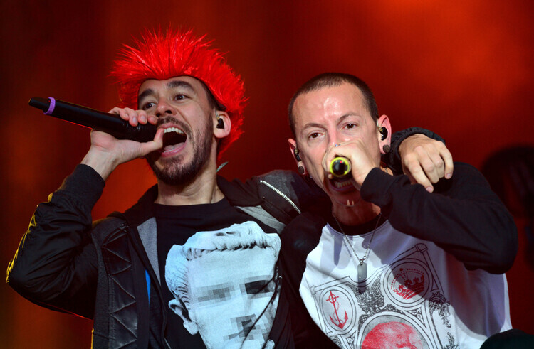 Lewis Stickley - PA Images Plakát, Obraz - Linkin Park, 40 × 26.7 cm
