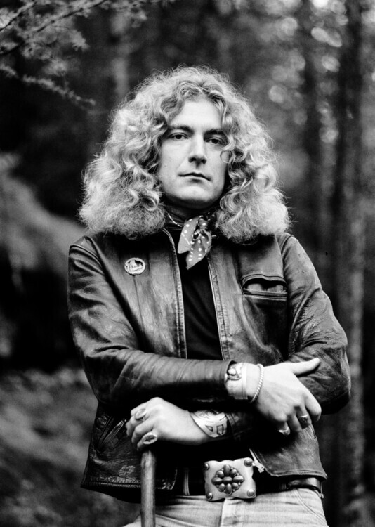 Terence Spencer/Popperfoto Plakát, Obraz - Robert Plant of Led Zeppelin in Wales, 30 × 40 cm